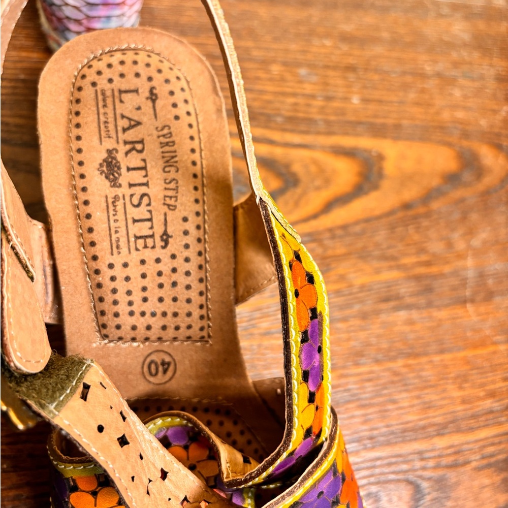 L'artiste Spring Step Sandals Size 40 - Picture 6 of 6